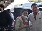 Sunny Kaushal and Sharvari Wagh; Sham Kaushal and Veena Kaushal. Sunny Kaushal and Sharvari Wagh; Sham Kaushal and Veena Kaushal.