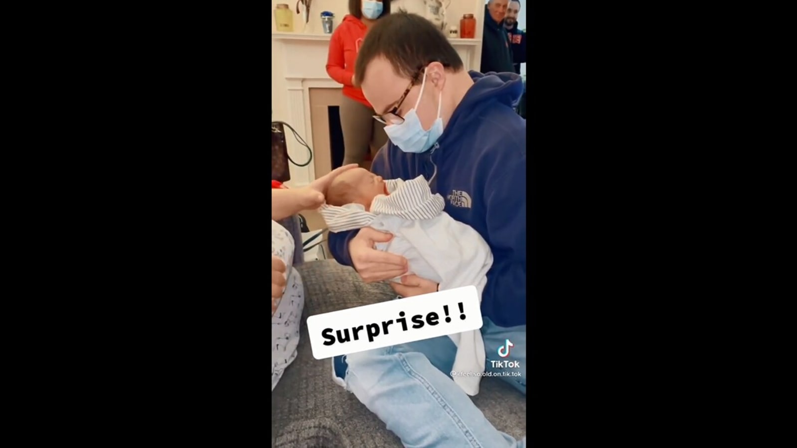 Uncle meets newborn nephew named after him. Watch emotional video