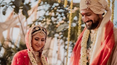 In 2018, Katrina Kaif said on Karan Johar's show Koffee With Karan that she would like to work with Vicky Kaushal and that they would look good together on screen. (Instagram/@katrinakaif)
