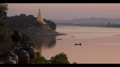 A Buddhist temple in Myanmar on the Irrawaddy river. (Shutterstock) A Buddhist temple in Myanmar on the Irrawaddy river. (Shutterstock)