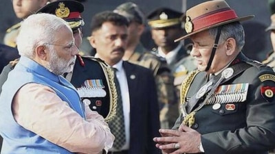 Prime Minister Narendra Modi knew about General Rawat's unflinching commitment to the nation and hence his word counted with the government on Raisina Hill.&nbsp; (File Photo)