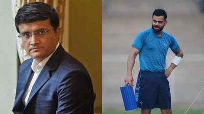 Sourav Ganguly and Virat Kohli
