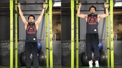 Ayushmann Khurrana ends Chandigarh Kare Aashiqui countdown with dramatic pullups (Instagram/ayushmannk)