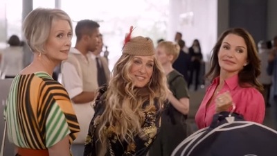 Cynthia Nixon, Sarah Jessica Parker, Kristin Davis from And Just Like That.. Cynthia Nixon, Sarah Jessica Parker, Kristin Davis from And Just Like That.. 