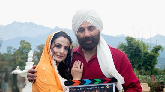 Ameesha Patel is currently shooting Gadar 2 in Dharamshala