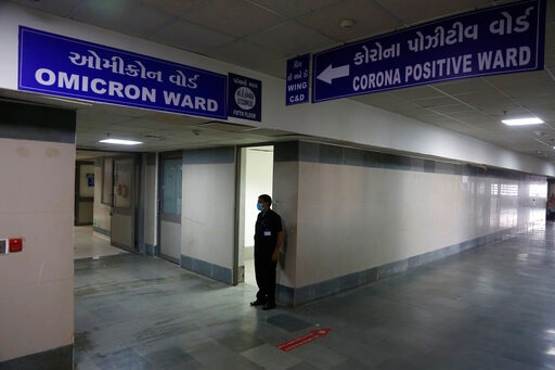 A special Omicron ward at Civil Hospital in Ahmedabad.&nbsp;