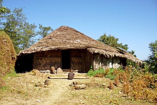 A wooden longhouse in Longwa village. (Shutterstock) A wooden longhouse in Longwa village. (Shutterstock)