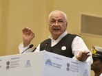 File photo of Kerala governor Arif Mohammad Khan.&nbsp;