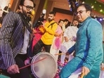 Dilip Joshi dances at his daughter's pre-wedding function. (Instagram) Dilip Joshi dances at his daughter's pre-wedding function. (Instagram)