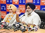 Shiromani Akali Dal (SAD) chief Sukhbir Singh Badal(PTI) Shiromani Akali Dal (SAD) chief Sukhbir Singh Badal(PTI)