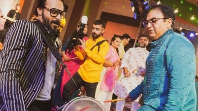 Dilip Joshi dances at his daughter's pre-wedding function. (Instagram) Dilip Joshi dances at his daughter's pre-wedding function. (Instagram)