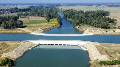 Saryu Nahar National Project built at a cost of over ₹9800 crore is ready to be inaugurated by Prime Minister Narendra Modi on December 11th, in Balrampur. (ANI) Saryu Nahar National Project built at a cost of over ₹9800 crore is ready to be inaugurated by Prime Minister Narendra Modi on December 11th, in Balrampur. (ANI)