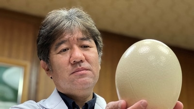 Kyoto Prefectural University president and doctor of veterinary medicine Yasuhiro Tsukamoto&nbsp; (via REUTERS)