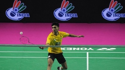 File image of Lakshya Sen. (File) File image of Lakshya Sen. (File)
