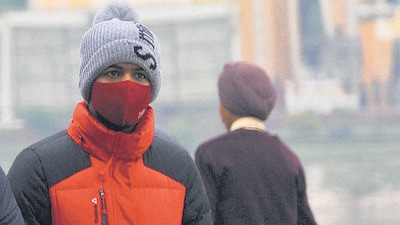 The maximum temperature in Chandigarh also went down from 24.1°C on Saturday to 23.1°C. (HT File)