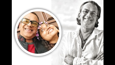(Inset) Remo (above) with his partner Zenia in May 2018, soon after they read their vows to each other and moved in together (Inset) Remo (above) with his partner Zenia in May 2018, soon after they read their vows to each other and moved in together