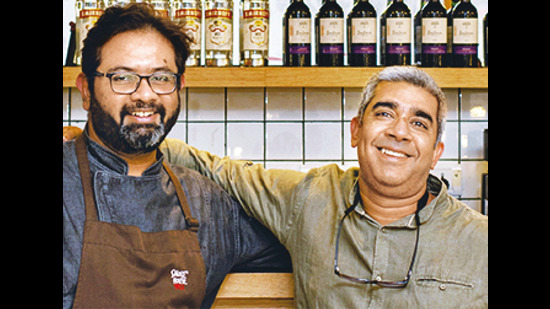 A team of chefs led by Shamsul Wahid (left) and Jaydeep Mukherjee (right) at Smokehouse Deli has revamped the menu
