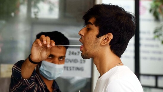 Earlier, Union health secretary Rajesh Bhushan stressed that adherence to strict Covid-19 protocols is a must.(HT File)