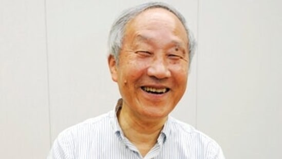 Masayuki Uemura, a Japanese home computer game pioneer whose Nintendo consoles sold millions of units worldwide, poses for a photo in Japan (Kyodo News via AP)