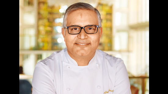 At Saga, (above) Atul Kochar’s Delhi restaurant, it’s not just his dishes, but also the execution that makes it popular