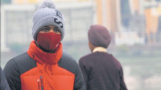 The maximum temperature in Chandigarh also went down from 24.1°C on Saturday to 23.1°C. (HT File)