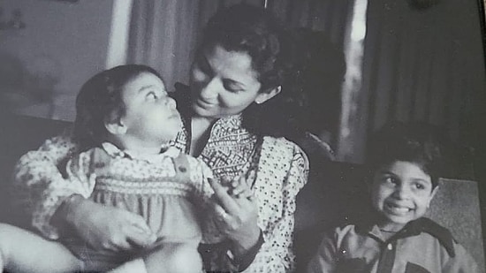 Sharmila Tagore with Soha Ali Khan and Saba Ali Khan.