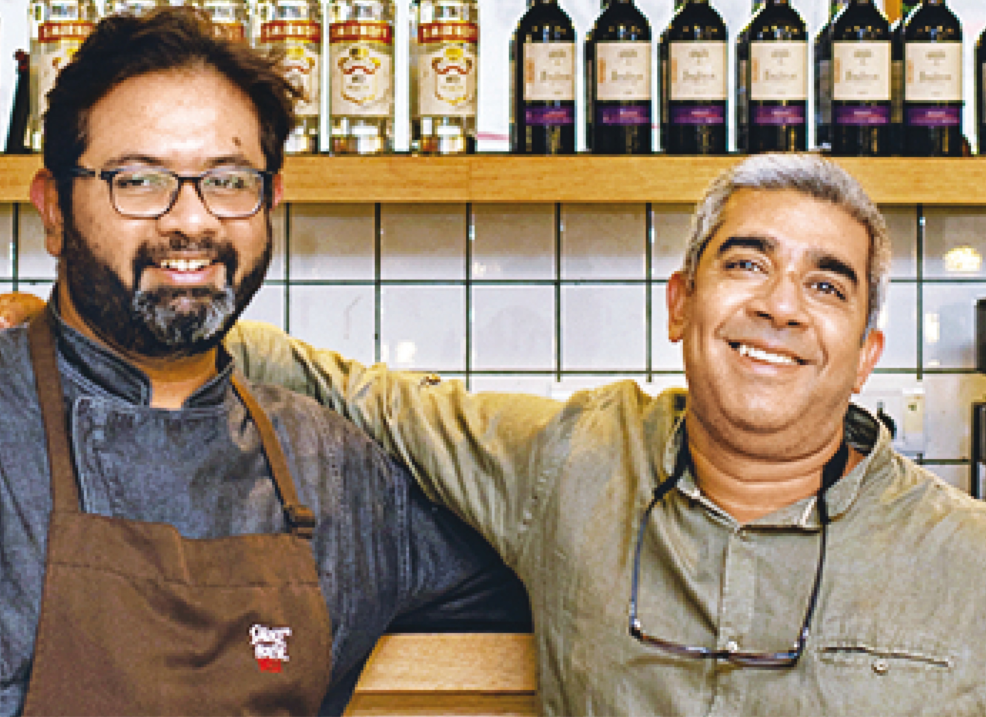 A team of chefs led by Shamsul Wahid (left) and Jaydeep Mukherjee (right) at Smokehouse Deli has revamped the menu