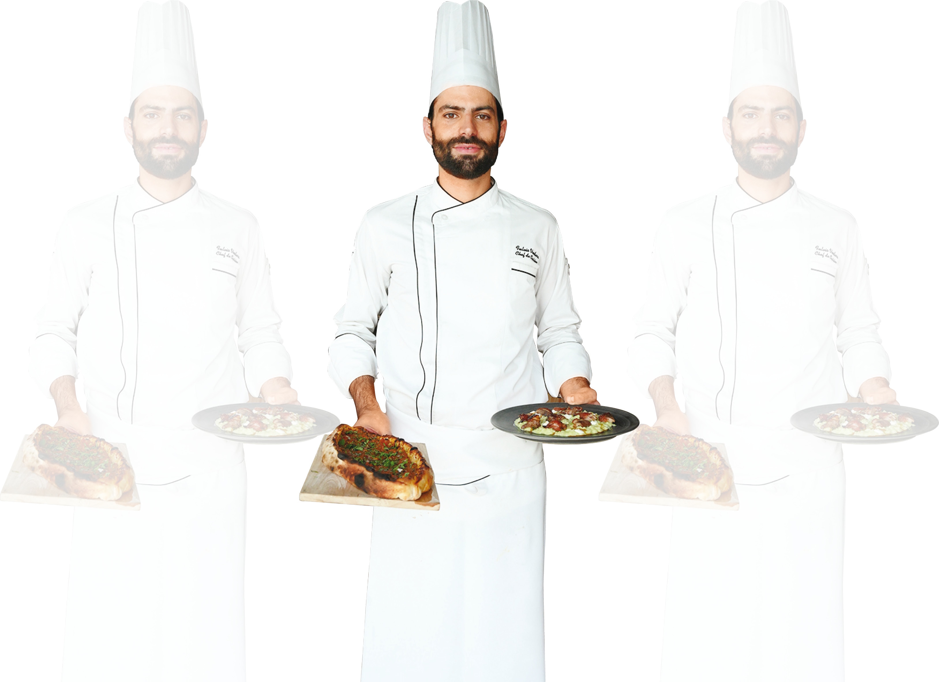 Southern Italian chef Fulvio Ventura (left) and a Singapore Chinese chef Travis Loh at K3 have led the improvements