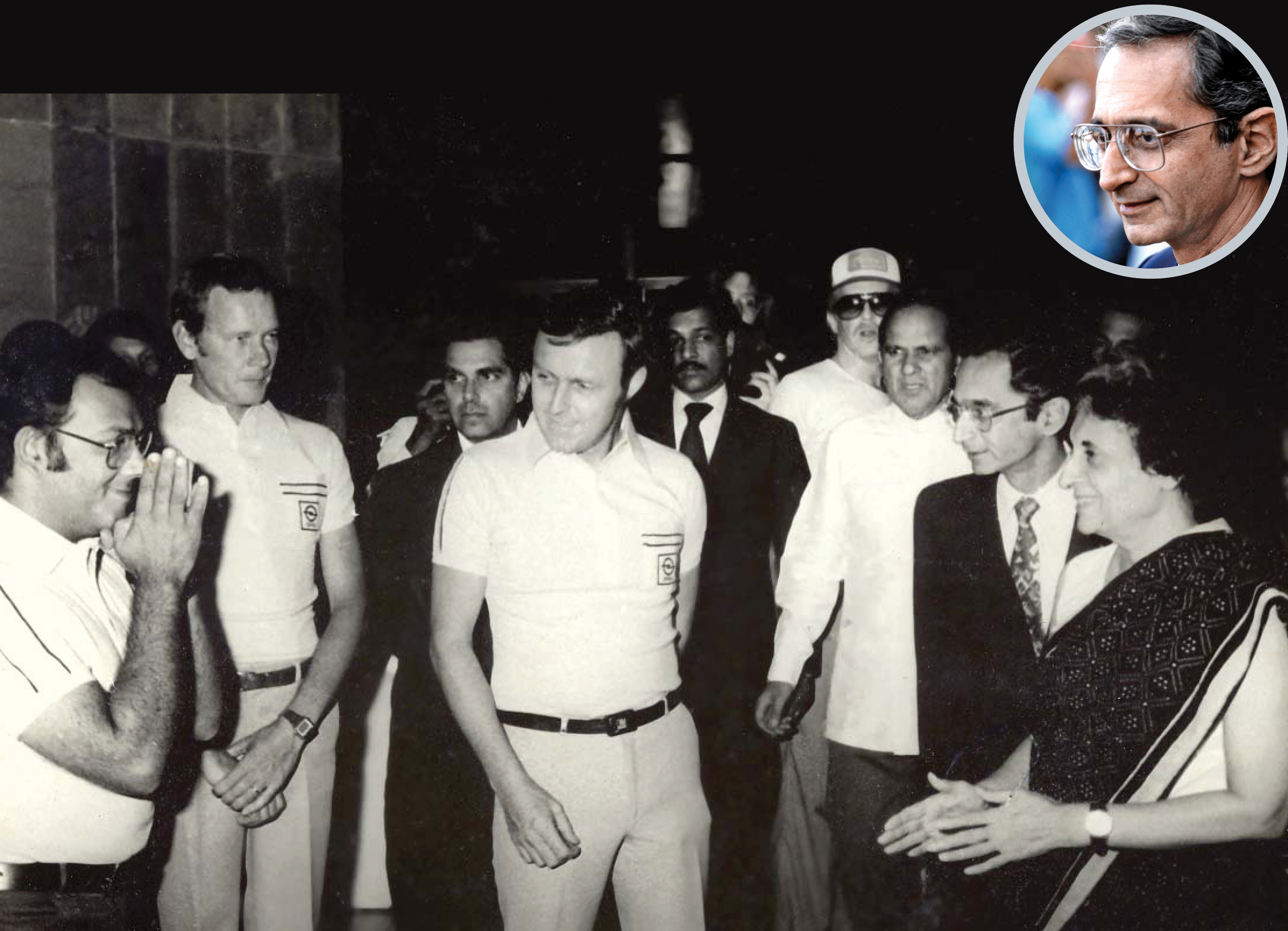 Indira Gandhi, the only PM to have attended the Himalayan Rally, with winner Shekhar Mehta (inset); The man behind the Himalayan Rally, Nazir Hoosein who passed away in 2019 (above) Indira Gandhi, the only PM to have attended the Himalayan Rally, with winner Shekhar Mehta (inset); The man behind the Himalayan Rally, Nazir Hoosein who passed away in 2019 (above)
