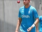 England's Stuart Broad takes part in a training session at the Gabba ahead of the first Ashes cricket test in Brisbane, Australia.(AP) England's Stuart Broad takes part in a training session at the Gabba ahead of the first Ashes cricket test in Brisbane, Australia.(AP)