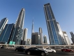 A general view of Sheikh Zayed Road in Dubai, United Arab Emirates
