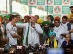 Bharatiya Kisan Union (BKU) spokesperson Rakesh Tikait.