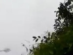 Screengrab from the video which has now gone viral on social media claiming to be the final moments of the chopper which crashed minutes after being photographed.&nbsp;
