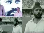 Ranveer Singh as Kapil Dev and Ammy Virk as Balwinder Sandhu in 83. Ranveer Singh as Kapil Dev and Ammy Virk as Balwinder Sandhu in 83.