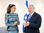 Urvashi Rautela meets former Israeli Prime Minister Benjamin Netanyahu.