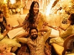 Anaita Shroff Adajania shared an unseen picture from Vicky Kaushal and Katrina Kaif's mehendi and sangeet ceremony. Anaita Shroff Adajania shared an unseen picture from Vicky Kaushal and Katrina Kaif's mehendi and sangeet ceremony.