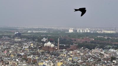 New Delhi, India - Sept. 23, 2021: A view of Jama Masjid, in New Delhi, India, on Thursday, September 23, 2021. (Photo by Sanjeev Verma/ Hindustan Times) (Sanjeev Verma/HT PHOTO)