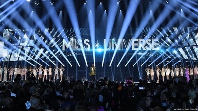 Political rows blemish Israel's Miss Universe 2021 beauty pageant (Valerie Macon/AFP) Political rows blemish Israel's Miss Universe 2021 beauty pageant (Valerie Macon/AFP)