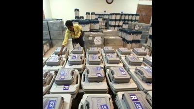 The Chandigarh Congress has strongly objected to the early opening of the warehouse where EVMs are presently kept. (ANI)