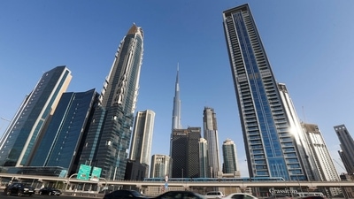 A general view of Sheikh Zayed Road in Dubai, United Arab Emirates (REUTERS)