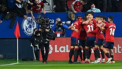 La Liga: Osasuna snatch draw against Barcelona with late stunner
