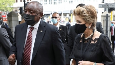 South African President Cyril Ramaphosa (REUTERS)