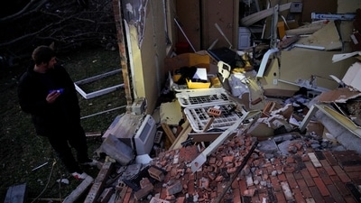 US President Joe Biden approved an emergency disaster declaration for Kentucky on Saturday and pledged to support the affected states. (REUTERS)