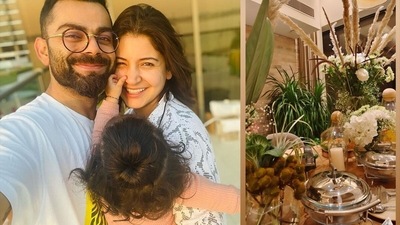 Anushka Sharma and Virat Kohli celebrated four years of their marriage on Saturday.&nbsp;