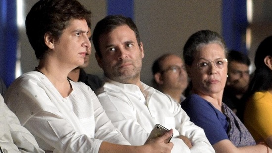 Priyanka Gandhi Vadra, Rahul Gandhi and Sonia Gandhi (File Photo/PTI) Priyanka Gandhi Vadra, Rahul Gandhi and Sonia Gandhi (File Photo/PTI)