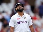 India's Rohit Sharma goes back to Pavillion after being dismissed during the second day of the test match between India and England, at Trent Bridge in Nottingham on Thursday India's Rohit Sharma goes back to Pavillion after being dismissed during the second day of the test match between India and England, at Trent Bridge in Nottingham on Thursday