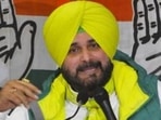 Punjab Congress chief Navjot Singh Sidhu.(HT File Photo) Punjab Congress chief Navjot Singh Sidhu.(HT File Photo)