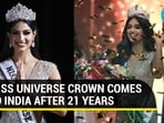 Miss Universe crown comes to India after 21 years