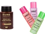 Invest in nail polish removers which nourish your nails and cuticles in the process of removing the nail paint.