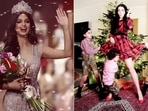 Celina Jaitly has shared her Austrian kids' reaction to Harnaaz Sandhu winning the Miss Universe 2021 pageant. Celina Jaitly has shared her Austrian kids' reaction to Harnaaz Sandhu winning the Miss Universe 2021 pageant. 